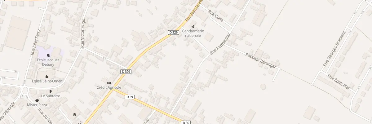 Plan du 7 Rue Parmentier à Rosières-en-Santerre