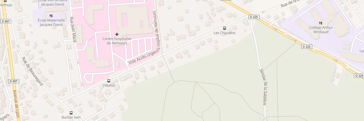 Plan du 30 Rue des Chaudins à Nemours