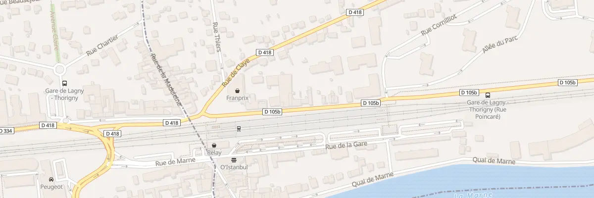 Plan du 17 Rue Raymond Poincaré à Thorigny-sur-Marne