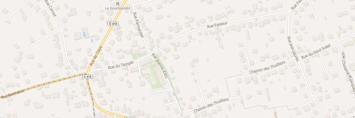 Plan du 8B Rue Pasteur à Thorigny-sur-Marne