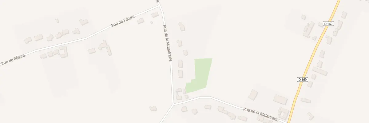 Plan du 384 Rue de la Maladrerie à La Couture