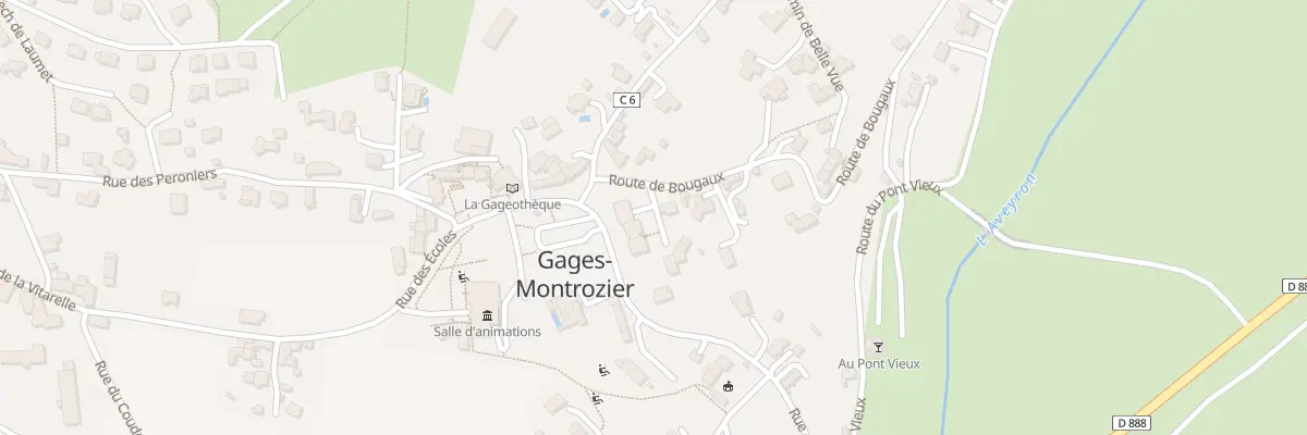 Plan du 725 Rte de Bougaux à Montrozier