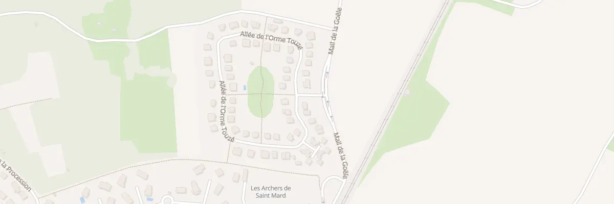 Plan du 1 All de l’Orme Touzé à Saint-Mard