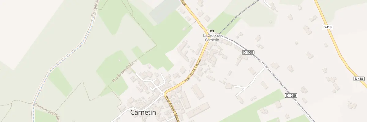 Plan du 21 Rue de la Croix à Carnetin