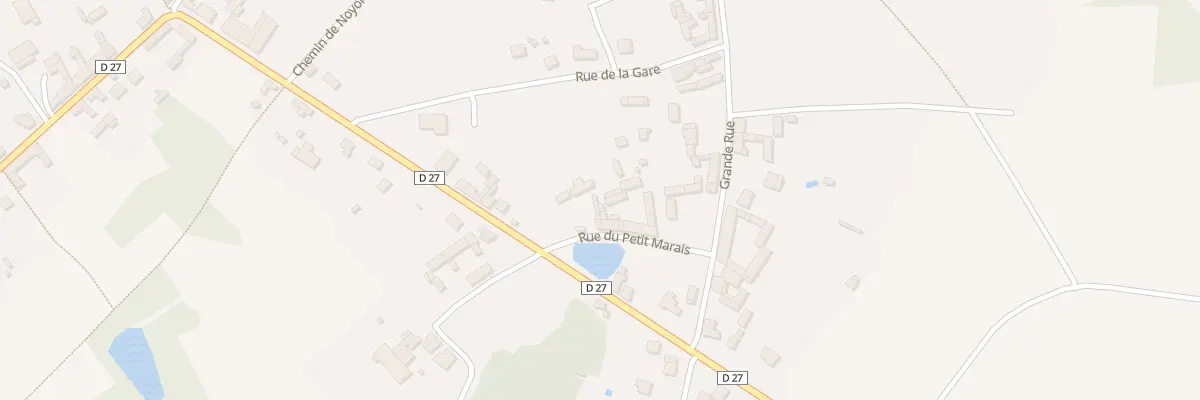 Plan du 6 Rue du Petit Marais à Boulogne-la-Grasse