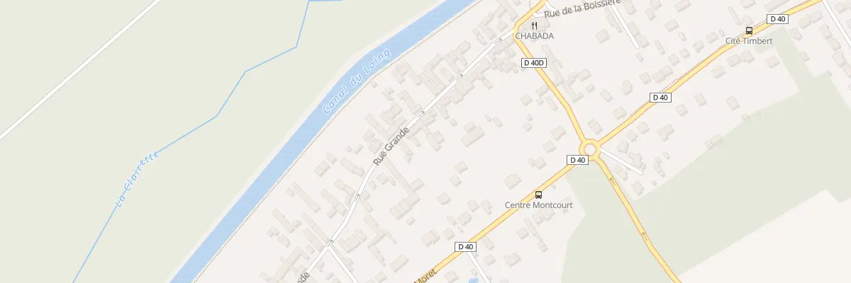 Plan du 74 Rue Grande à Moncourt-Fromonville