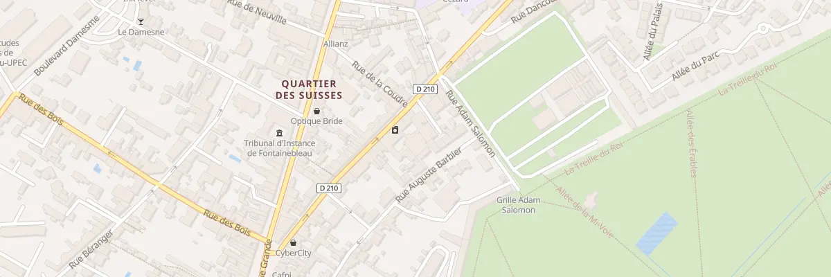 Plan du 54 Rue Aristide Briand à Fontainebleau