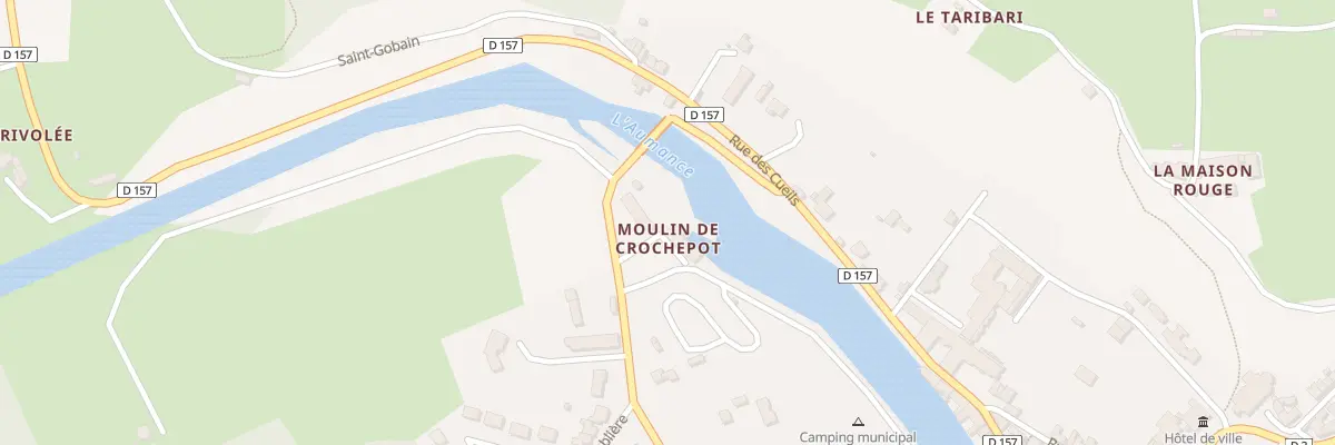 Plan du 18 Rue Crochepot à Hérisson