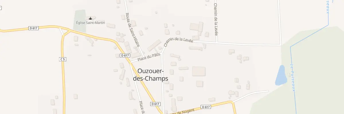 Plan du 5032 Le Bourg à Ouzouer-des-Champs