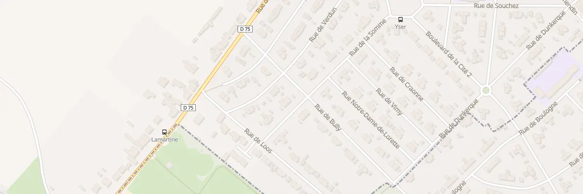 Plan du 7 Rue de la Somme à Mazingarbe