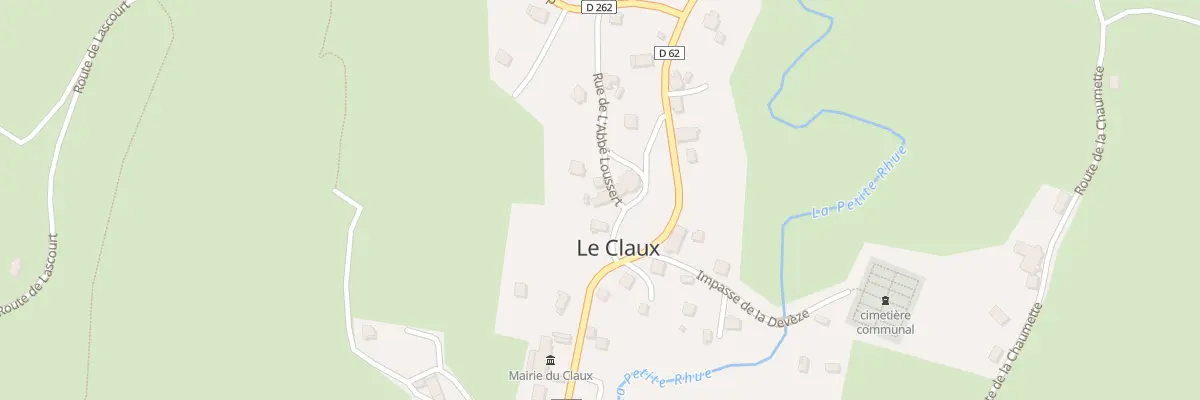 Plan du 5132 Le Bourg au Claux