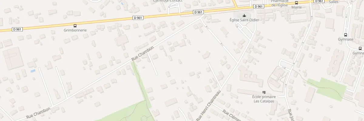 Plan du 11 Rue Chambon à Villemandeur