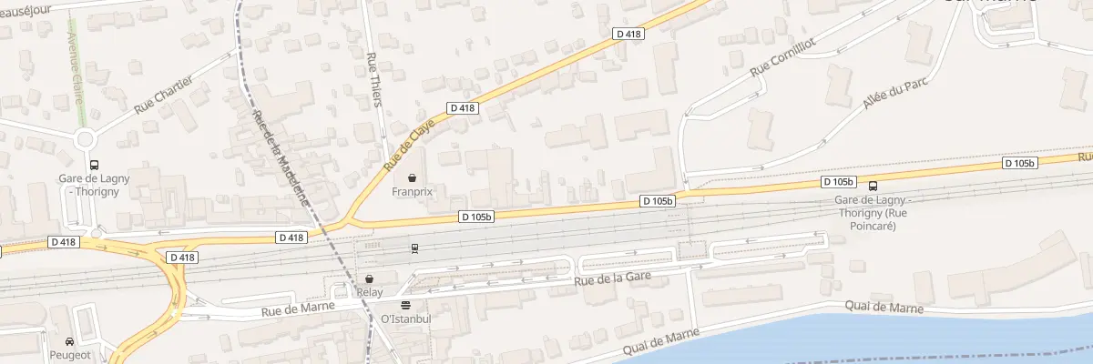 Plan du 19 Rue Raymond Poincaré à Thorigny-sur-Marne