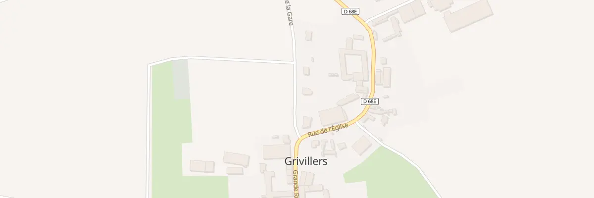 Plan du 12 Rue de la Gare à Grivillers