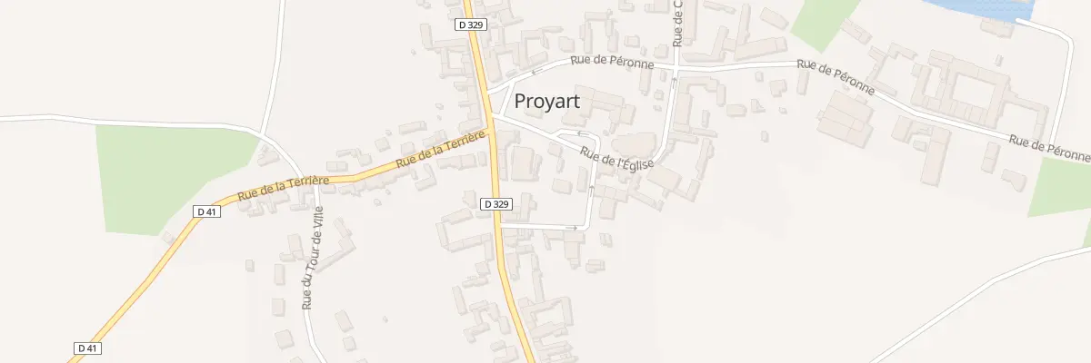 Plan du 2 Rue de l’Eglise à Proyart