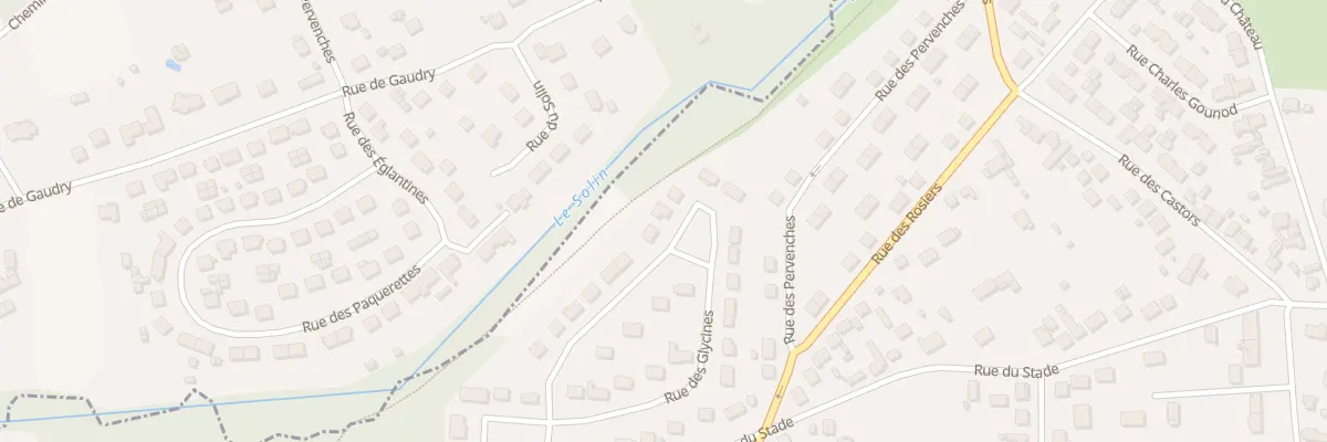 Plan du 32 Rue des Glycines à Villemandeur