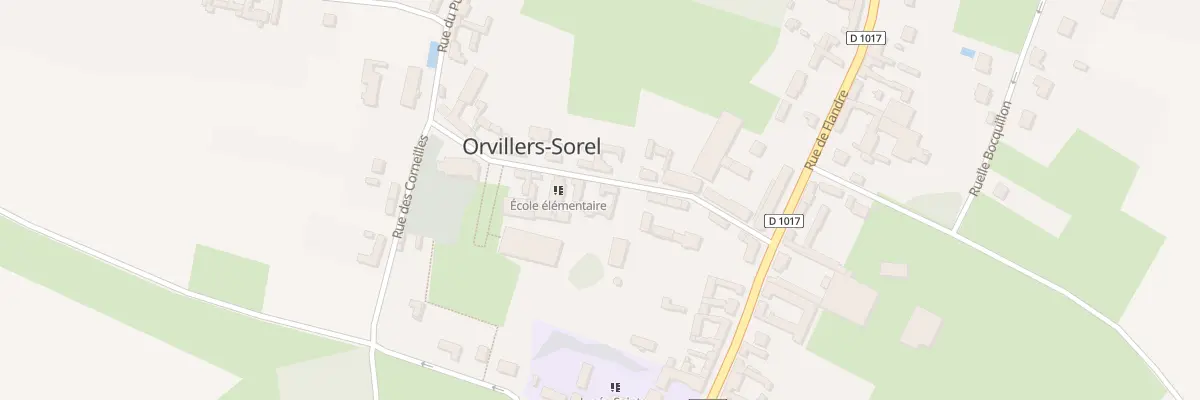 Plan du 7 Rue du 4e Zouaves à Orvillers-Sorel