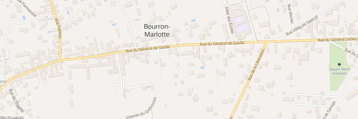 Plan du 82B Rue du Gen de Gaulle à Bourron-Marlotte