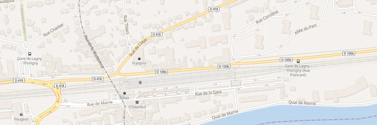 Plan du 21 Rue Raymond Poincaré à Thorigny-sur-Marne
