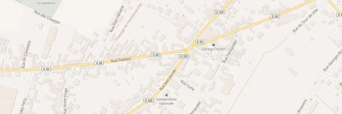 Plan du 1 Rue Pasteur à Rosières-en-Santerre