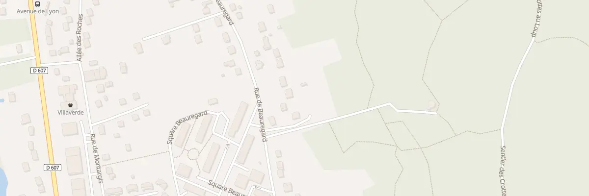 Plan du 95 Rue du Beauregard à Nemours