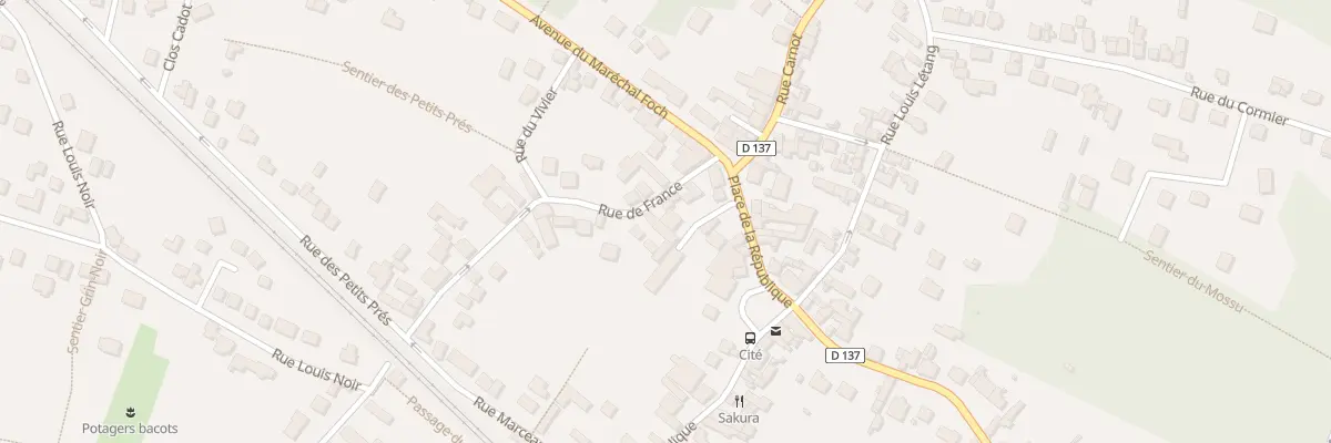 Plan du 5B Rue de France à Bois-le-Roi