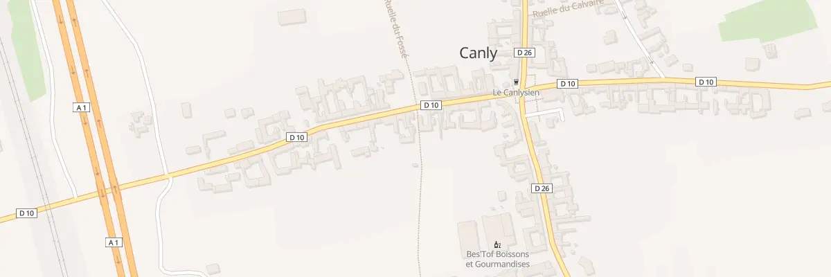 Plan du 15 Rue de la Gare à Canly