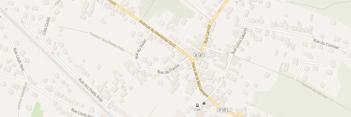 Plan du 10 Rue de France à Bois-le-Roi