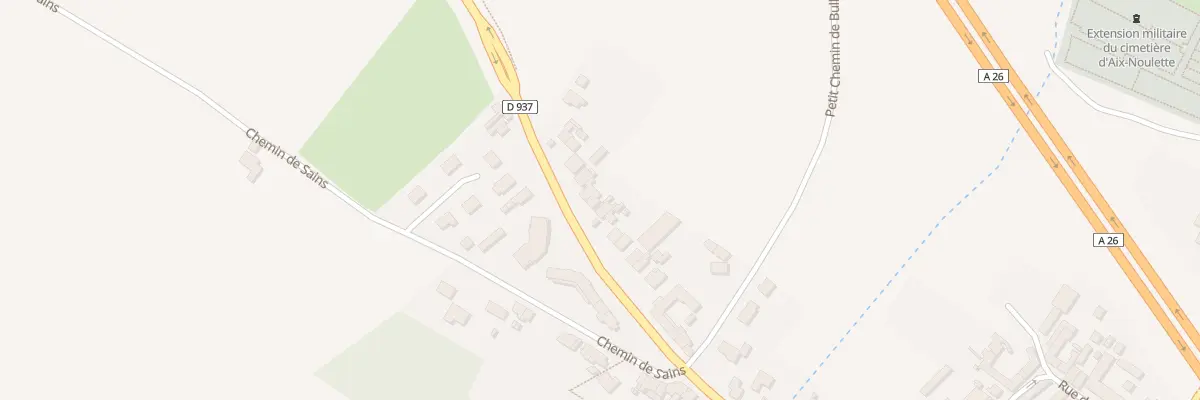 Plan du 50 Rue de Béthune à Aix-Noulette