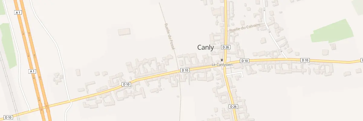 Plan du 10 Rue de la Gare à Canly