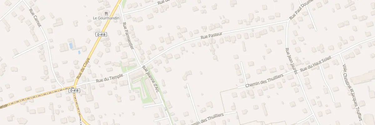 Plan du 14 Rue Pasteur à Thorigny-sur-Marne