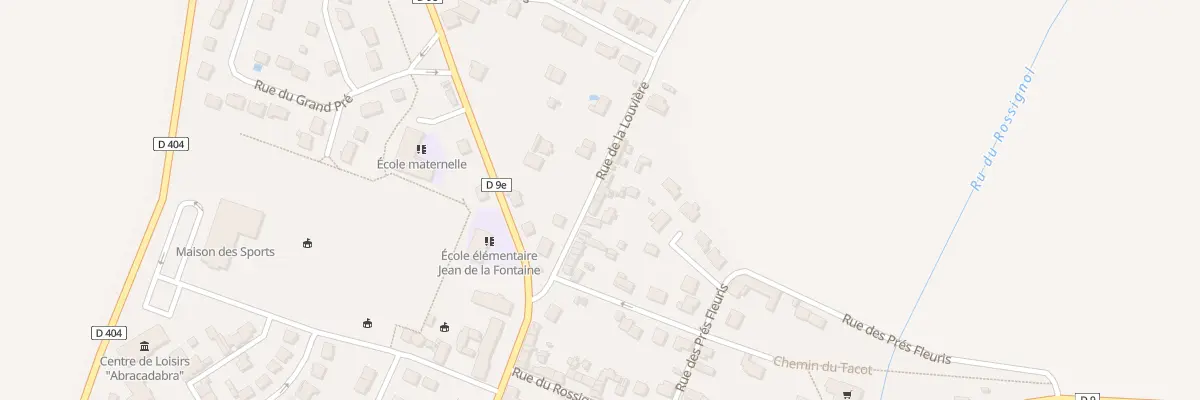 Plan du 22 Rue de la Louviére à Juilly