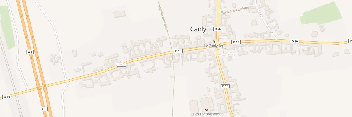 Plan du 11B Rue de la Gare à Canly