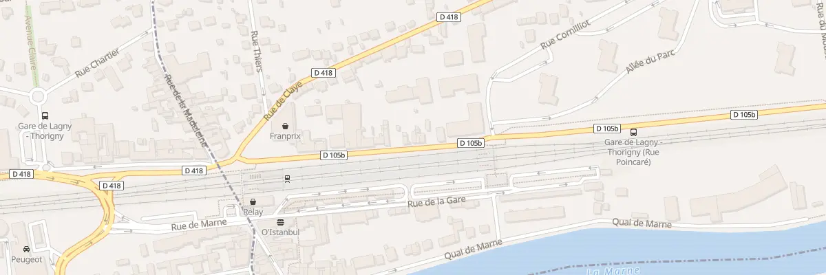 Plan du 23 Rue Raymond Poincaré à Thorigny-sur-Marne