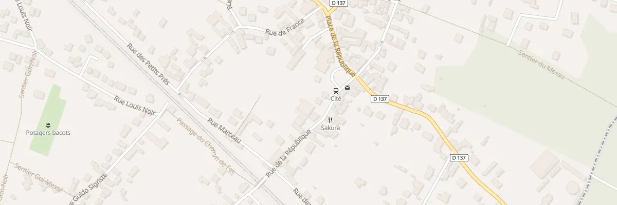Plan du 8 Rue de la République à Bois-le-Roi
