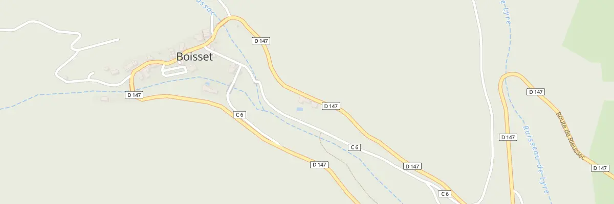 Plan du 5011 Travers de Las Gardies à Boisset