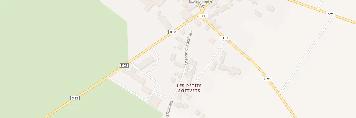 Plan du 278 Les Petits Sotivets à Azy