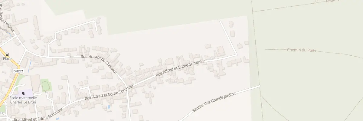 Plan du 43 Rue Alfred et Edme Sommier à Maincy