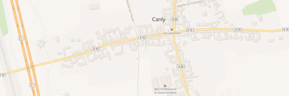 Plan du 11 Rue de la Gare à Canly