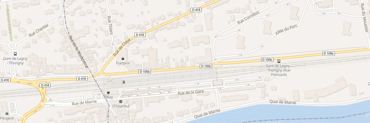 Plan du 27 Rue Raymond Poincaré à Thorigny-sur-Marne