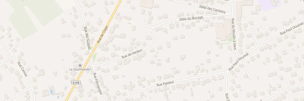Plan du 22 Rue de Verdun à Thorigny-sur-Marne