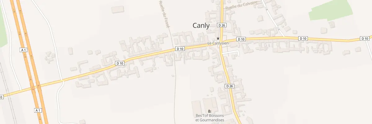 Plan du 9 Rue de la Gare à Canly
