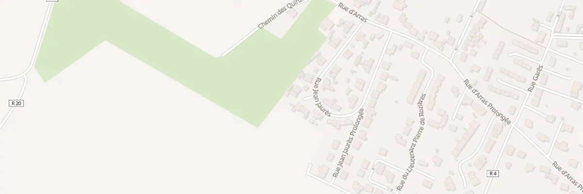 Plan du 15 Rue Jean Jaurès à Ablain-Saint-Nazaire