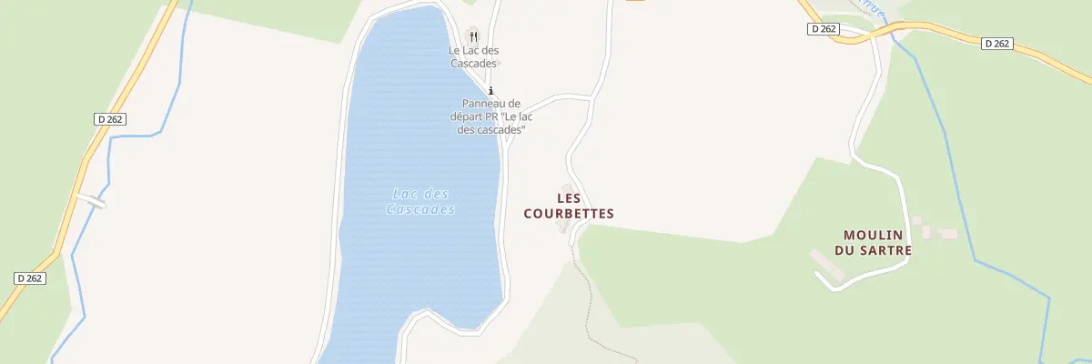 Plan du 3 Les Courbettes à Cheylade