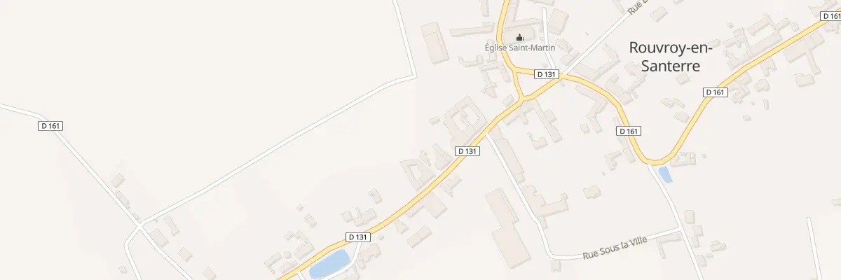 Plan du 159 Rue de la Chapelle à Rouvroy-en-Santerre
