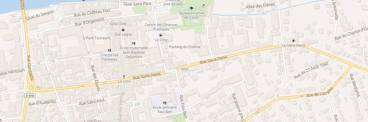 Plan du 112 Rue Saint-denis à Lagny-sur-Marne