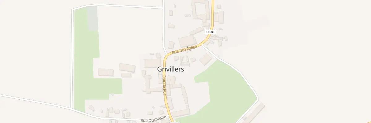 Plan du 4 Rue de l’Eglise à Grivillers