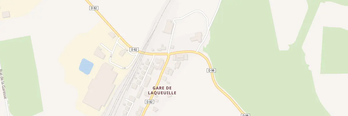 Plan du 5116 Gare de Laqueuille à Saint-Julien-Puy-Lavèze
