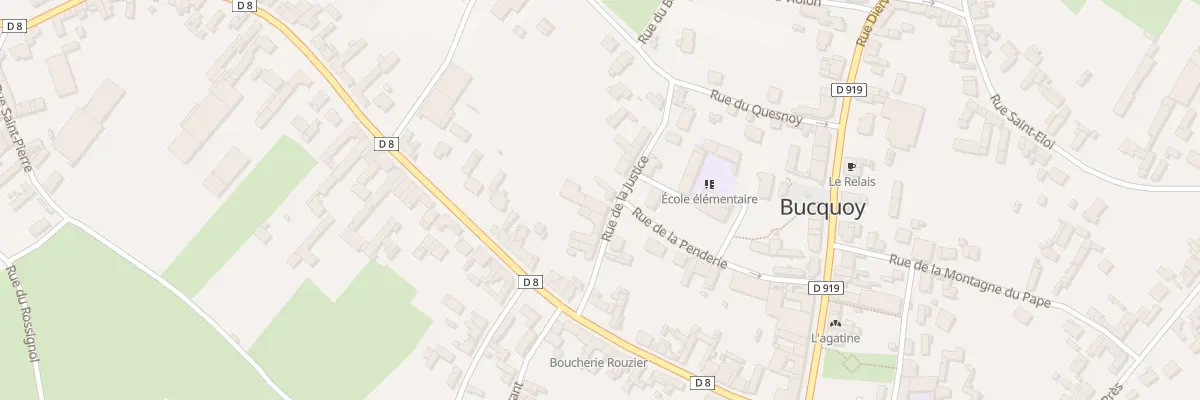 Plan du 5 Rue de la Justice à Bucquoy