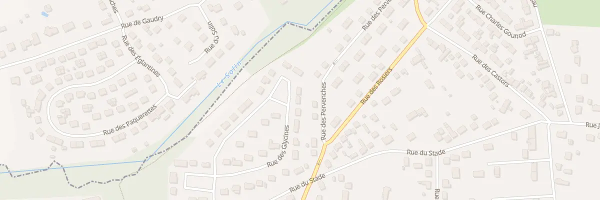 Plan du 22 Rue des Glycines à Villemandeur